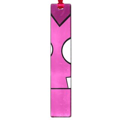 Halloween Frankenstein - pink Large Book Marks