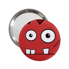 Halloween Frankenstein - Red 2 25  Handbag Mirrors