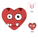 Halloween Frankenstein - Red Playing Cards (Heart)  Front