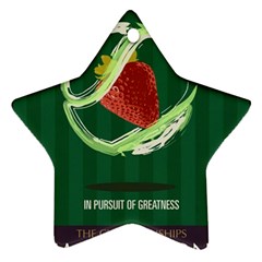 Wimbledon 2016  Star Ornament (two Sides) 