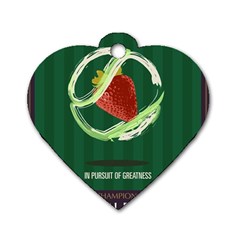 Wimbledon 2016  Dog Tag Heart (one Side)