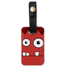 Halloween Frankenstein - Red Luggage Tags (one Side) 