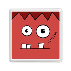 Halloween Frankenstein - Red Memory Card Reader (square) 