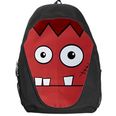 Halloween Frankenstein - Red Backpack Bag by Valentinaart