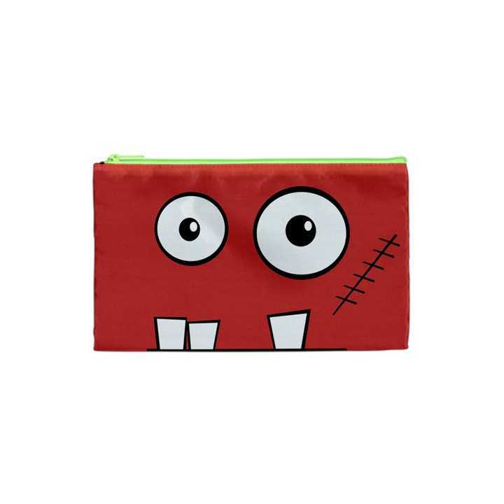 Halloween Frankenstein - Red Cosmetic Bag (XS)