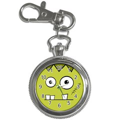 Halloween Frankenstein -yellow Key Chain Watches by Valentinaart