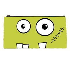 Halloween Frankenstein -yellow Pencil Cases by Valentinaart