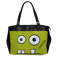 Halloween Frankenstein -yellow Office Handbags by Valentinaart