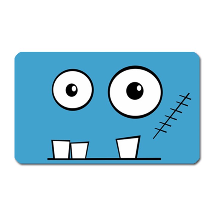 Halloween Frankenstein - Blue Magnet (Rectangular)