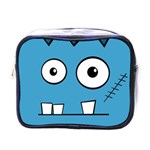 Halloween Frankenstein - Blue Mini Toiletries Bags Front