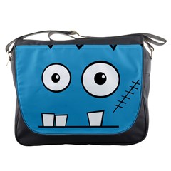 Halloween Frankenstein - Blue Messenger Bags