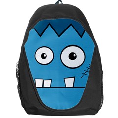 Halloween Frankenstein - Blue Backpack Bag by Valentinaart