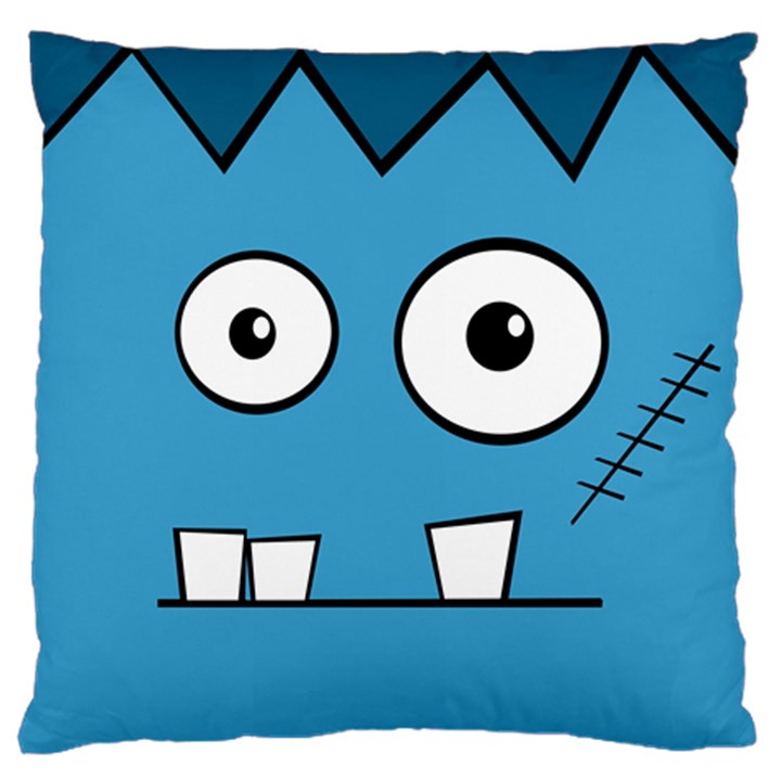 Halloween Frankenstein - Blue Standard Flano Cushion Case (Two Sides)