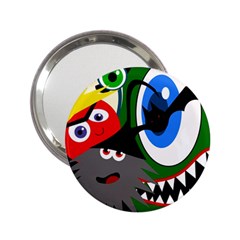 Halloween Monsters 2 25  Handbag Mirrors by Valentinaart