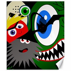 Halloween Monsters Canvas 8  X 10  by Valentinaart