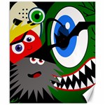 Halloween monsters Canvas 8  x 10  8.15 x9.66  Canvas - 1