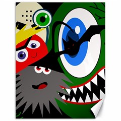 Halloween Monsters Canvas 18  X 24   by Valentinaart