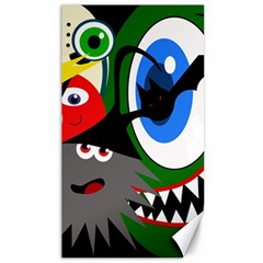 Halloween Monsters Canvas 40  X 72   by Valentinaart