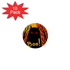 Halloween Monster 1  Mini Buttons (10 Pack)  by Valentinaart