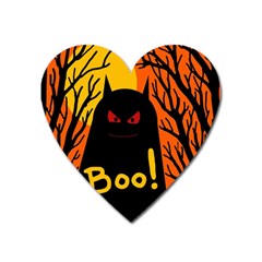 Halloween Monster Heart Magnet by Valentinaart