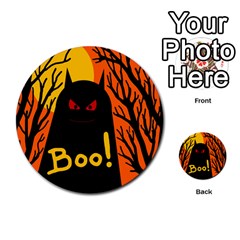 Halloween Monster Multi-purpose Cards (round)  by Valentinaart