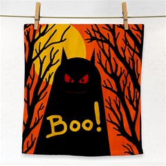 Halloween Monster Face Towel by Valentinaart