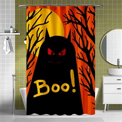 Halloween Monster Shower Curtain 48  X 72  (small)  by Valentinaart