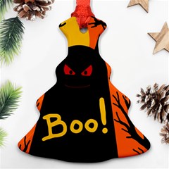 Halloween Monster Christmas Tree Ornament (2 Sides) by Valentinaart