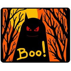 Halloween Monster Double Sided Fleece Blanket (medium) 