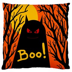 Halloween Monster Large Flano Cushion Case (one Side) by Valentinaart