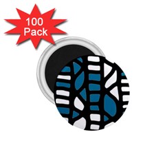 Blue decor 1.75  Magnets (100 pack) 