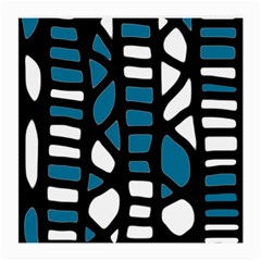 Blue decor Medium Glasses Cloth (2-Side)