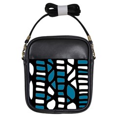 Blue decor Girls Sling Bags