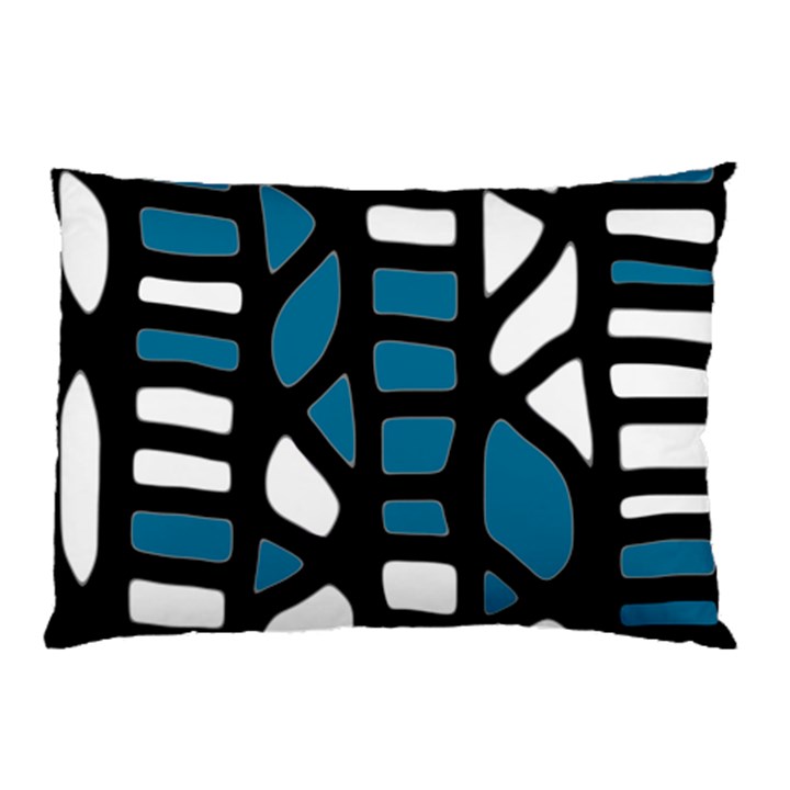 Blue decor Pillow Case (Two Sides)