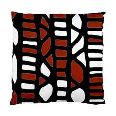 Red Decor Standard Cushion Case (one Side) by Valentinaart