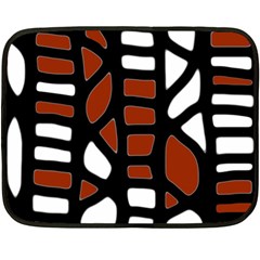 Red Decor Fleece Blanket (mini)