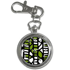 Green Decor Key Chain Watches by Valentinaart