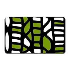 Green Decor Magnet (rectangular) by Valentinaart