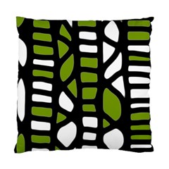 Green Decor Standard Cushion Case (two Sides) by Valentinaart