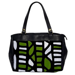 Green Decor Office Handbags by Valentinaart