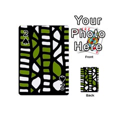 Green Decor Playing Cards 54 (mini) 