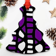 Purple Decor Ornament (christmas Tree)