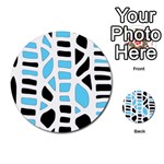 Light blue decor Multi-purpose Cards (Round)  Front 4