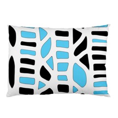 Light Blue Decor Pillow Case by Valentinaart