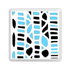 Light Blue Decor Memory Card Reader (square) 