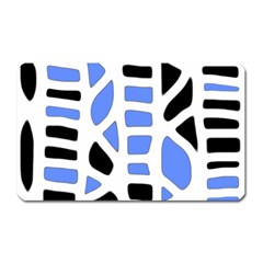 Blue Decor Magnet (rectangular) by Valentinaart