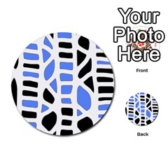 Blue Decor Multi-purpose Cards (round) 