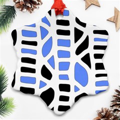 Blue Decor Ornament (snowflake) 