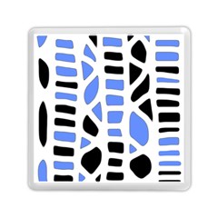 Blue Decor Memory Card Reader (square) 