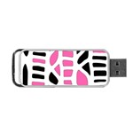 Pink decor Portable USB Flash (Two Sides) Front